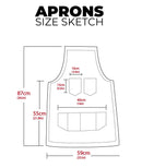 Top Grain Leather and Denim Navy Blue Apron Butcher Apron - Cook Apron - BBQ Apron - Cooking Apron - Blacksmith Apron - Woodwork Apron - Christmas